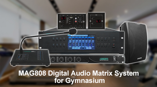 Mag808 डिजिटल ऑडियो मैट्रिक्स सिस्टम