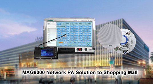 शॉपिंग मॉल के लिए m6000 नेटवर्क पा समाधान