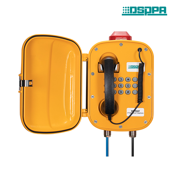 Dp9327w ip वाटरप्रूफ ध्वनि और लाइट अलार्म दीवार-माउंटेड टेलीफोन
