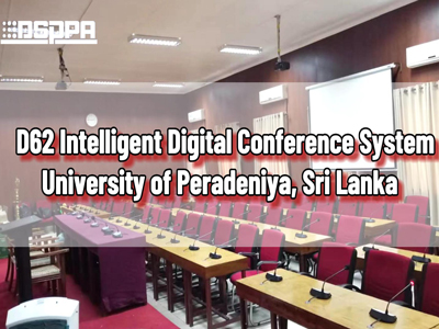 Dsppa | पेराडेनिया विश्वविद्यालय के लिए डिजिटल सम्मेलन प्रणाली
