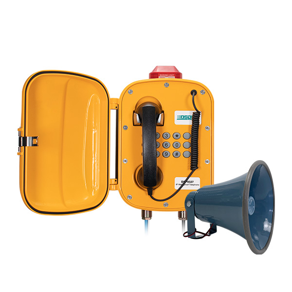 Dsp9327a वाटरप्रूफ ध्वनि और लाइट अलार्म दीवार-माउंटेड टेलीफोन 15w स्पीकर